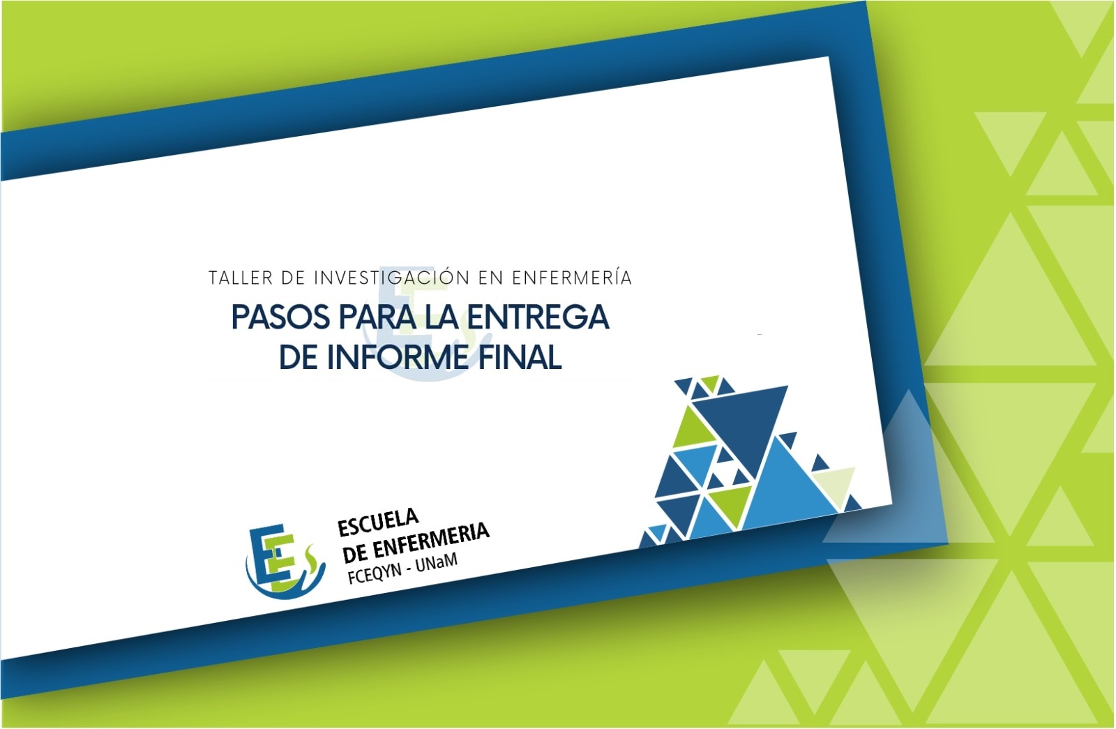 Materia Taller de Investigación: Pasos para la Entrega de Informe Final