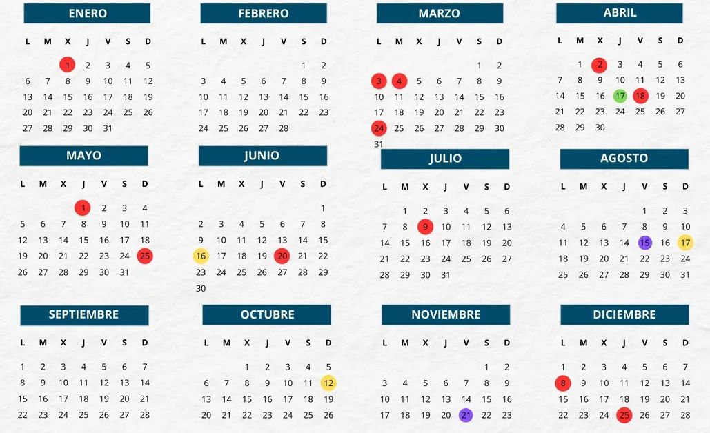 Calendario Académico 2024
